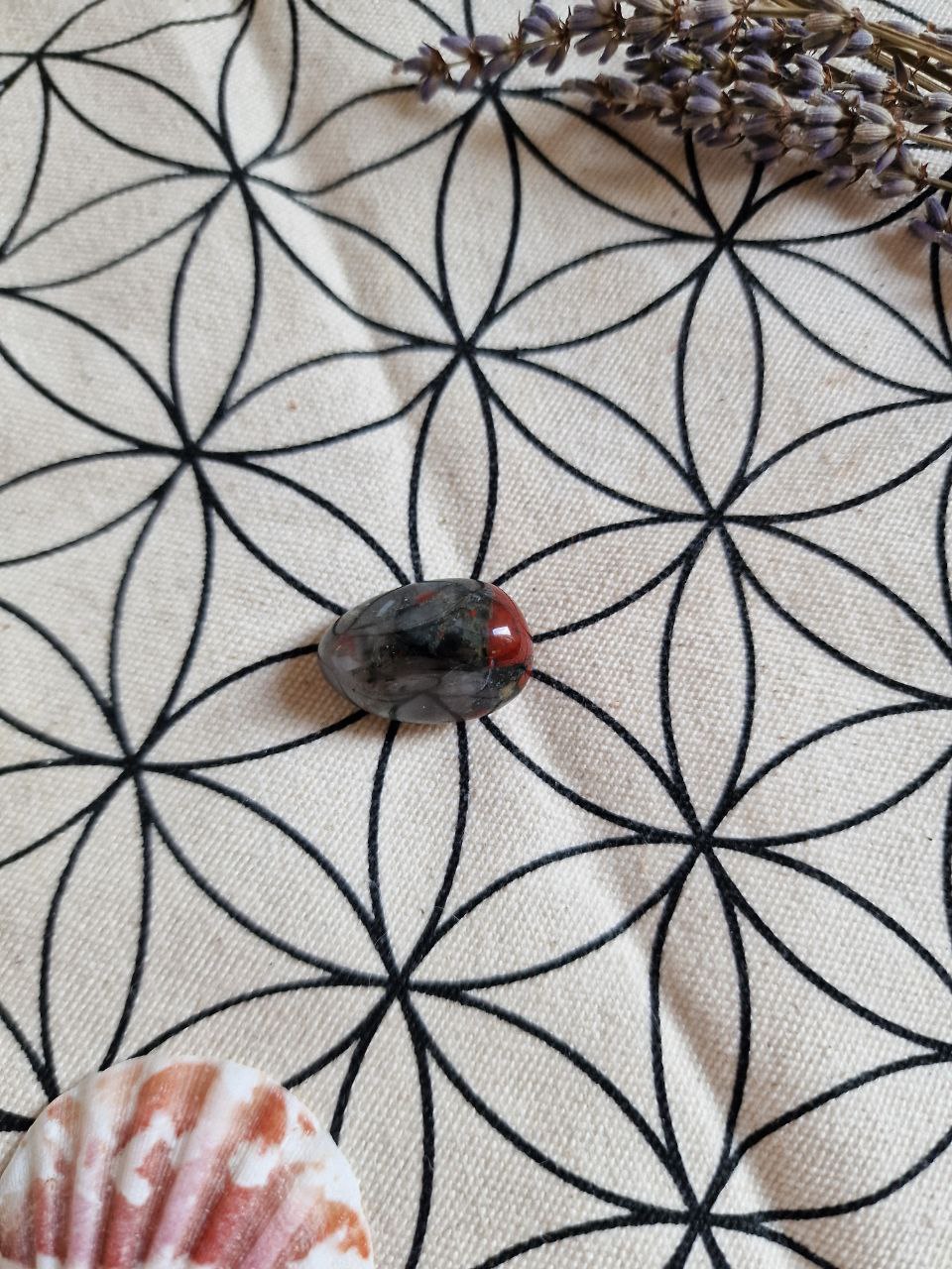 Diaspro Sanguigno ( Eliotropio ) Burattato