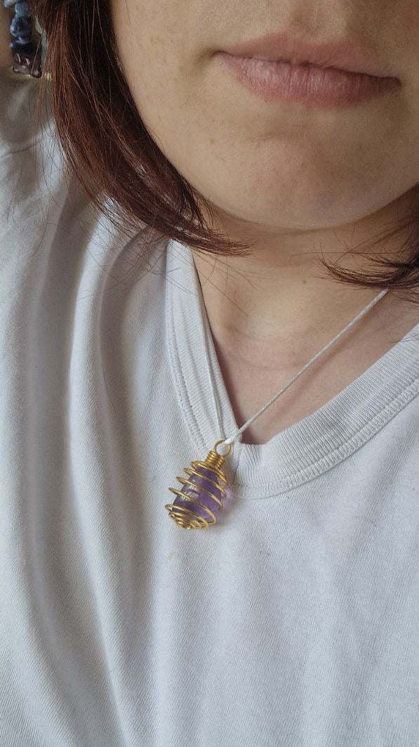 Collana con Gabbietta a Spirale