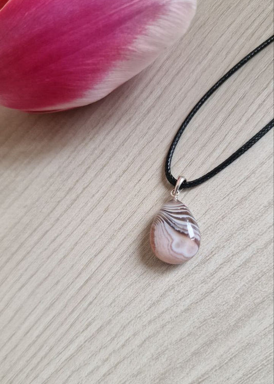 Collana di Agata Botswana
