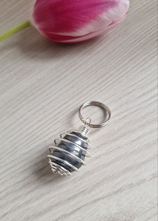 Portachiavi a spirale con Ematite