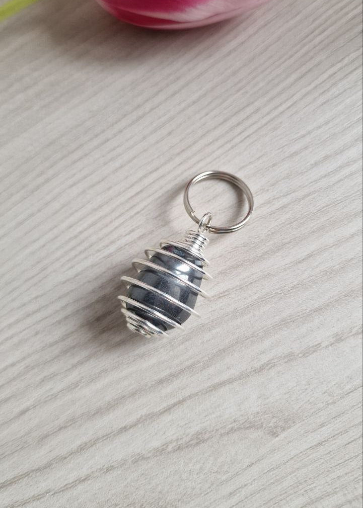 Portachiavi a spirale con Ematite